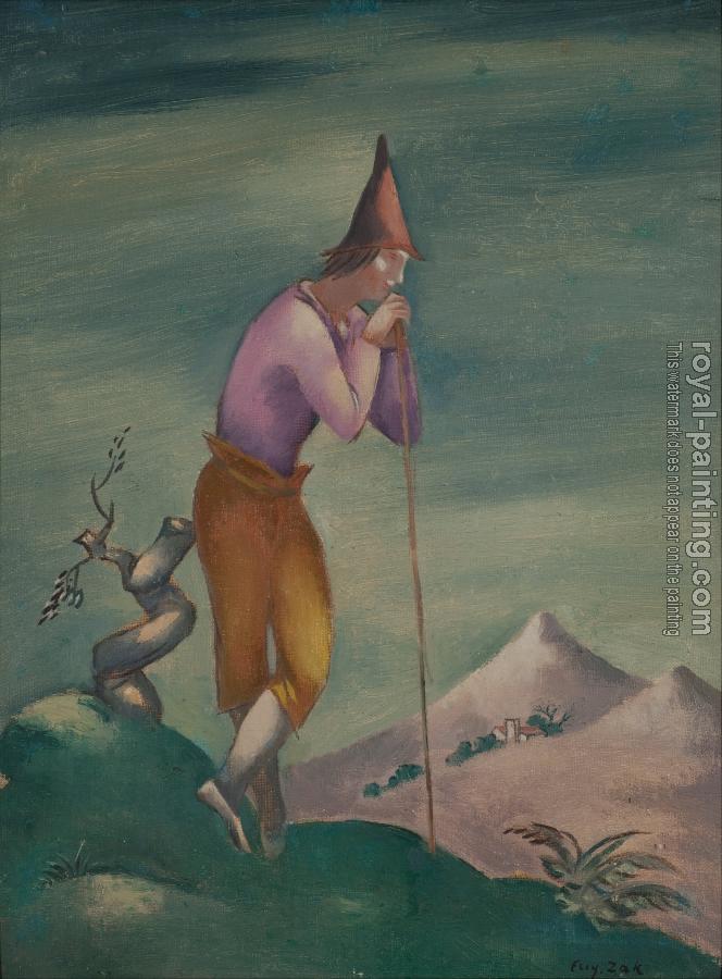 Eugeniusz Zak : Krajobraz z wedrowcem Eugeniusz Zak : Krajobraz z wedrowcem